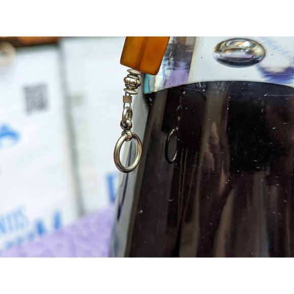 Bracelet Faceted (Brown / Root Beer / Amber) Yellow Chalcedony and Silver - Picture 8 of 10